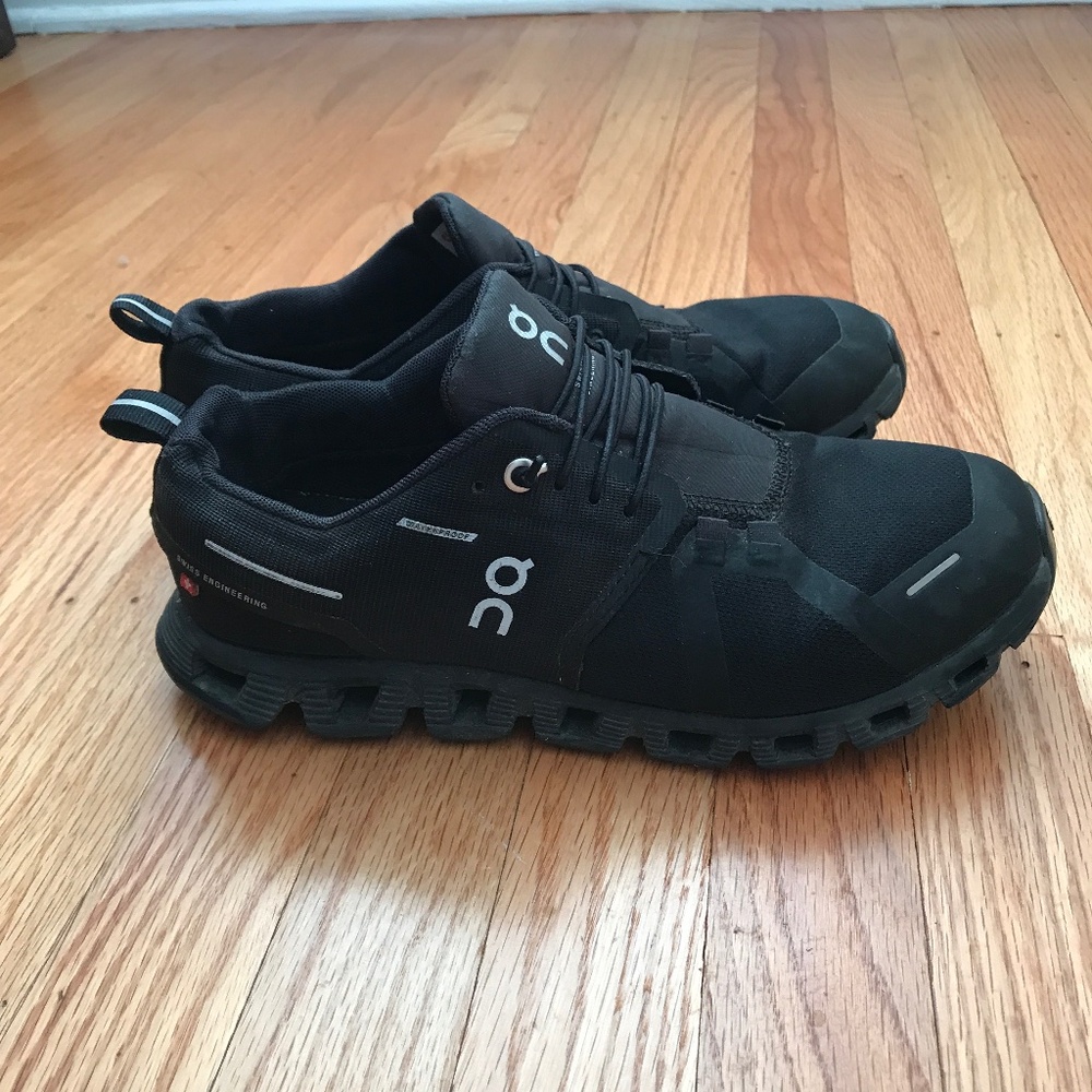 On waterproof shoes
